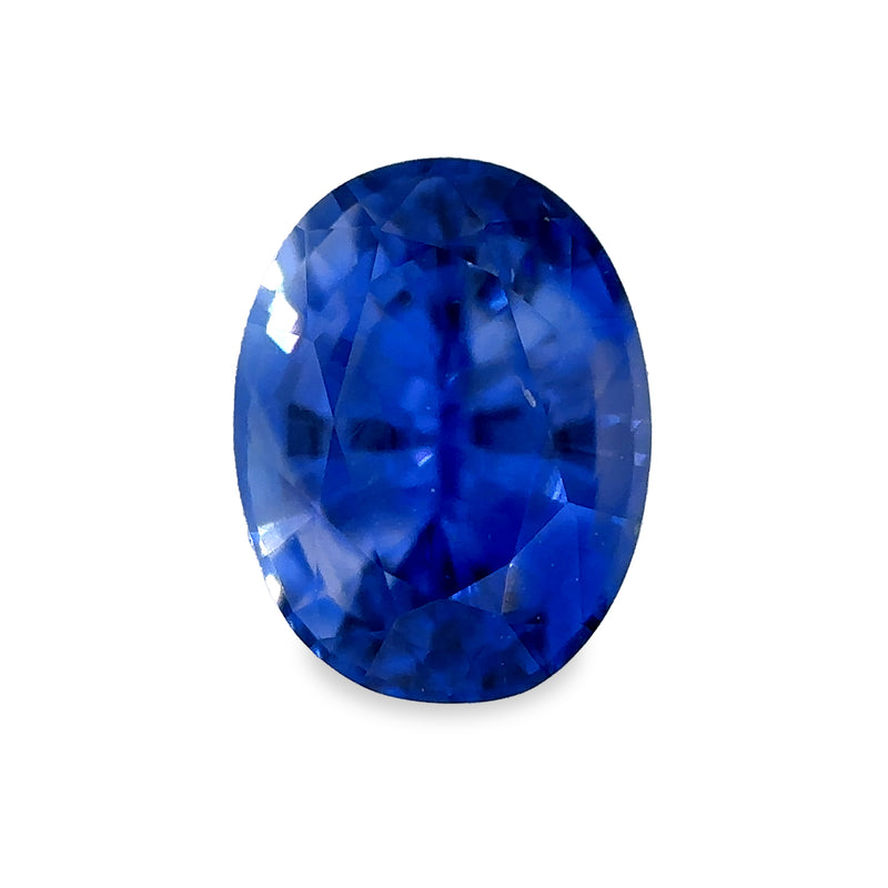 0.77 ct Ultraviolet Blue Oval Mixed Cut AKARA Sri Lanka Sapphire