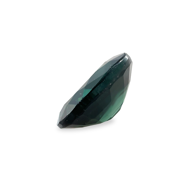 0.78 ct Velvet Green Oval Mixed Cut Mined Sapphire