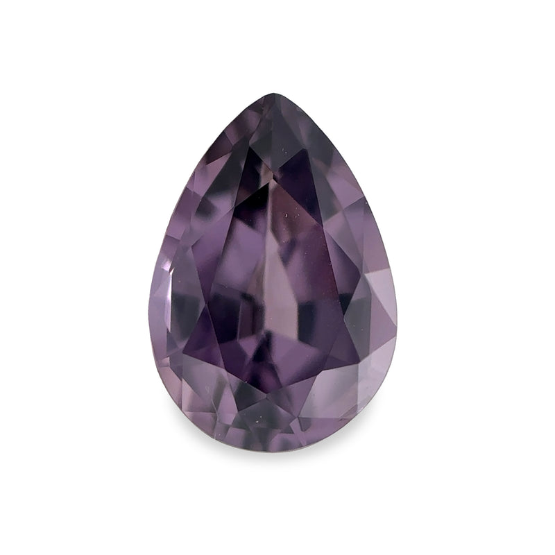 0.79 ct Decadence Dahlia Purple Pear Mixed Cut AKARA Sri Lanka Spinel