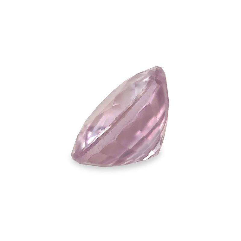 0.79 ct Light Grape Purple Round Brilliant Mined Sapphire