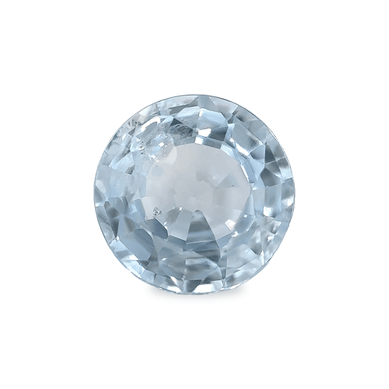 Ethical Jewellery & Engagement Rings Toronto - 0.85 ct Icy Blue Round Mixed Cut Mined Sapphire - FTJCo Fine Jewellery & Goldsmiths