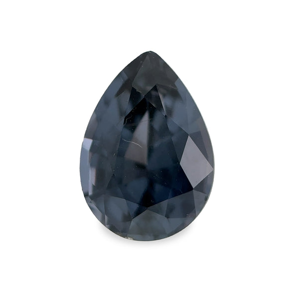 0.88 ct Midnight Violet Pear Mixed Cut AKARA Sri Lanka Spinel