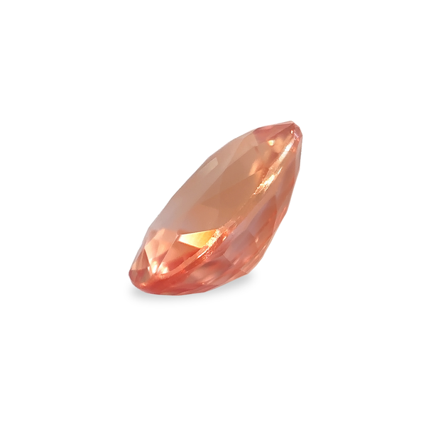 0.95 ct Padparadscha (Peachy) Oval Cut AKARA Mined Sapphire