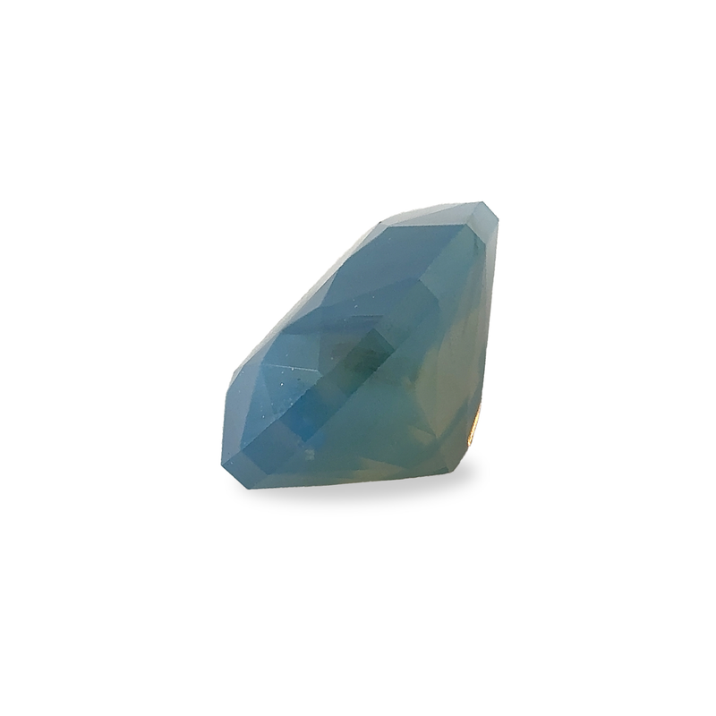 0.97 ct Galaxy Wisp Blue Pear Modified Brilliant AKARA Nigerian Sapphire