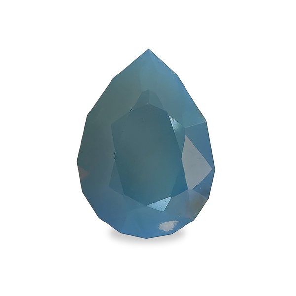 0.97 ct Galaxy Wisp Blue Pear Modified Brilliant AKARA Nigerian Sapphire