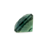 Ethical Jewellery & Engagement Rings Toronto - 0.98 ct Sunny Forest Green Round Modified Brilliant AKARA Nigerian Sapphire - FTJCo Fine Jewellery & Goldsmiths