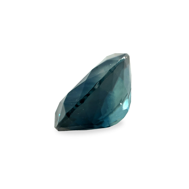 Ethical Jewellery & Engagement Rings Toronto - 1.12 ct Peacock Blue Oval Brilliant Cut AKARA Montana Mined Sapphire - FTJCo Fine Jewellery & Goldsmiths