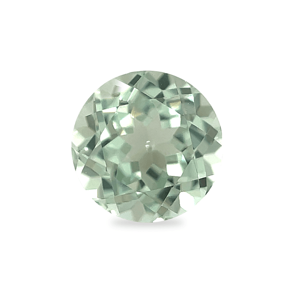 Ethical Jewellery & Engagement Rings Toronto - 1.17 ct Seafoam Green Round Mixed Cut Lab Grown Sapphire - FTJCo Fine Jewellery & Goldsmiths