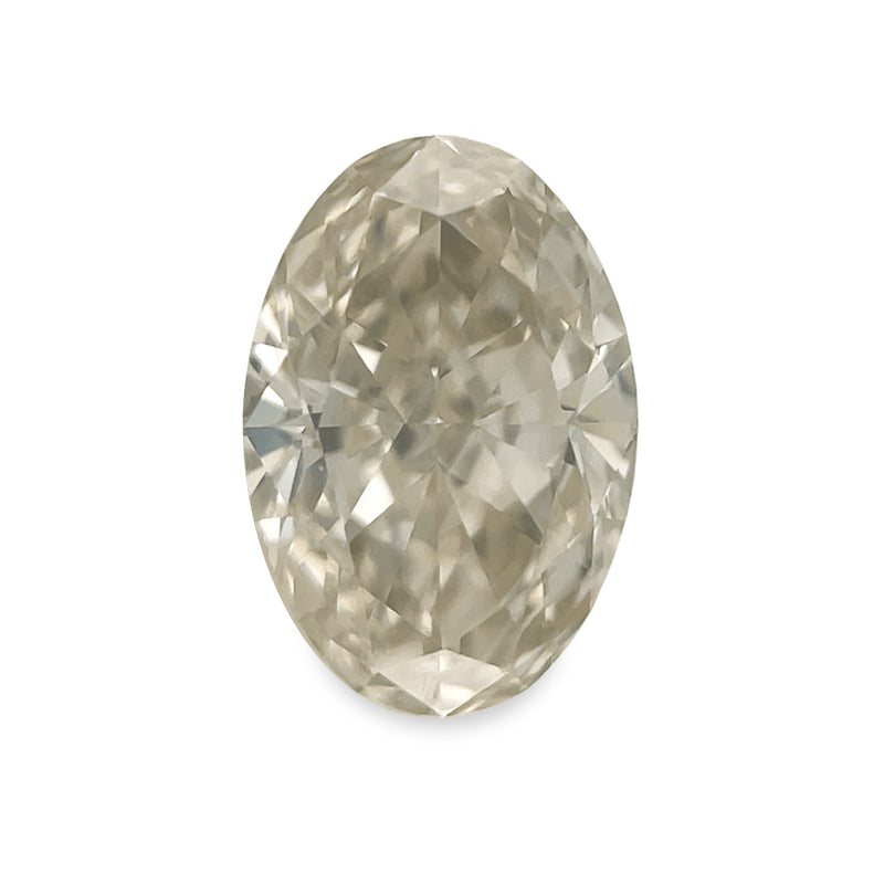 Ethical Jewellery & Engagement Rings Toronto - 1.20 ct Sandy Fawn Oval Modified Brilliant Lab Grown Diamond - FTJCo Fine Jewellery & Goldsmiths
