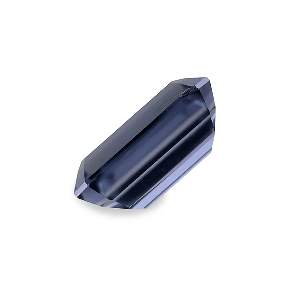 1.21 ct Midnight Violet Cut Corner Rectangular Step Cut AKARA Sri Lanka Spinel