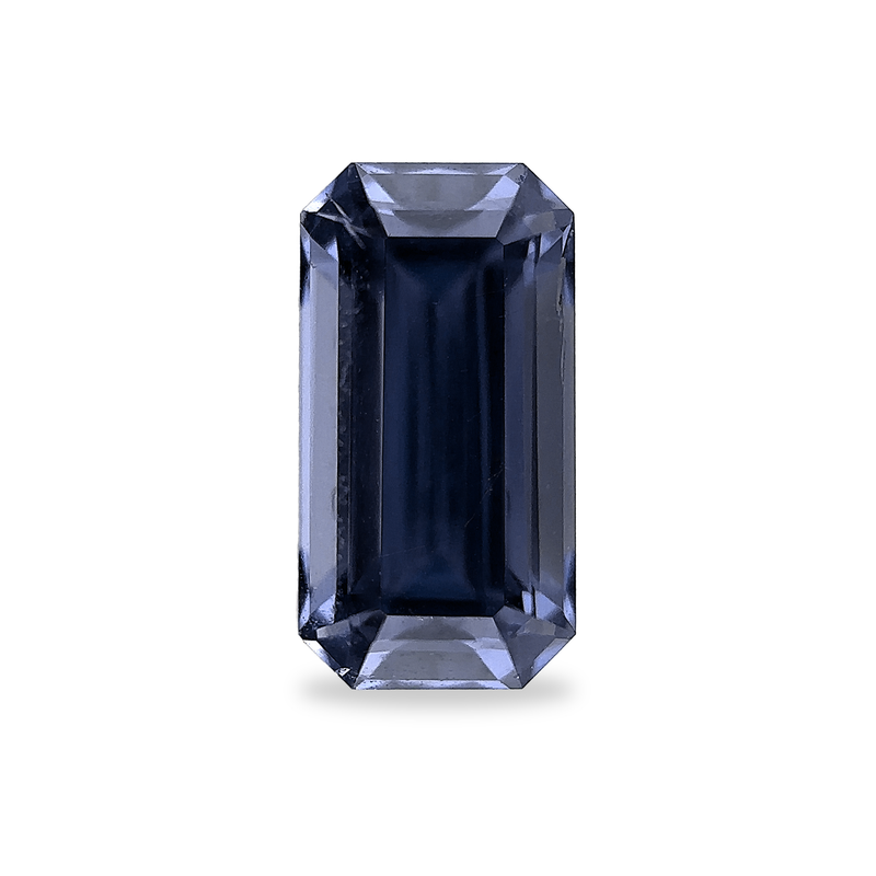 1.21 ct Midnight Violet Cut Corner Rectangular Step Cut AKARA Sri Lanka Spinel