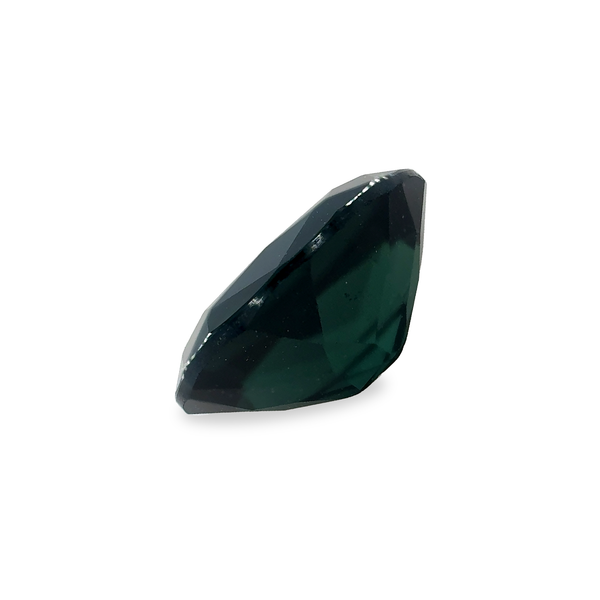 1.28 ct Velvet Green Oval Mixed Cut Mined Sapphire