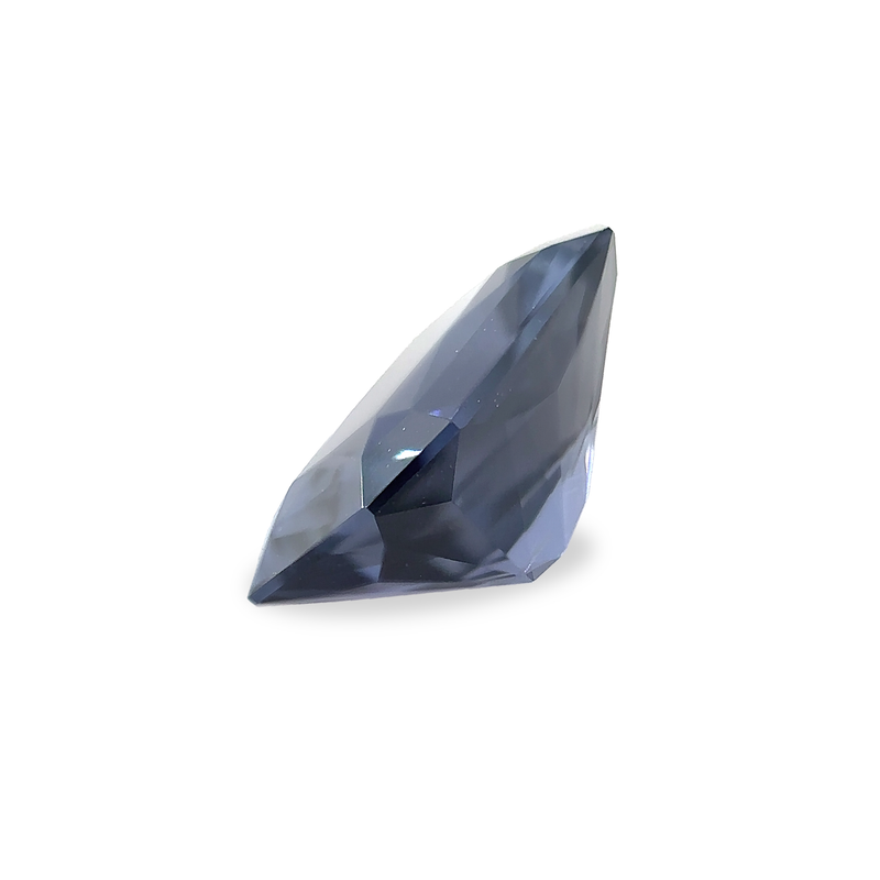 1.34 ct Midnight Violet Cut Corner Rectangular Modified Brilliant Cut AKARA Sri Lanka Spinel