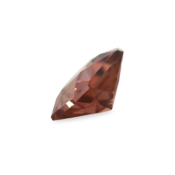 Ethical Jewellery & Engagement Rings Toronto - 1.42 ct Cherry Wood Square Radiant Brilliant AKARA Tanzania Zircon - FTJCo Fine Jewellery & Goldsmiths