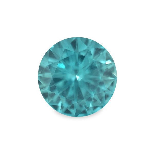 Ethical Jewellery & Engagement Rings Toronto - 1.55 ct Teal Blue Round Mixed Cut Lab Grown Sapphire - FTJCo Fine Jewellery & Goldsmiths