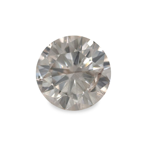 1.63 ct Warm Grey Round Brilliant Fancy Lab Grown Diamond