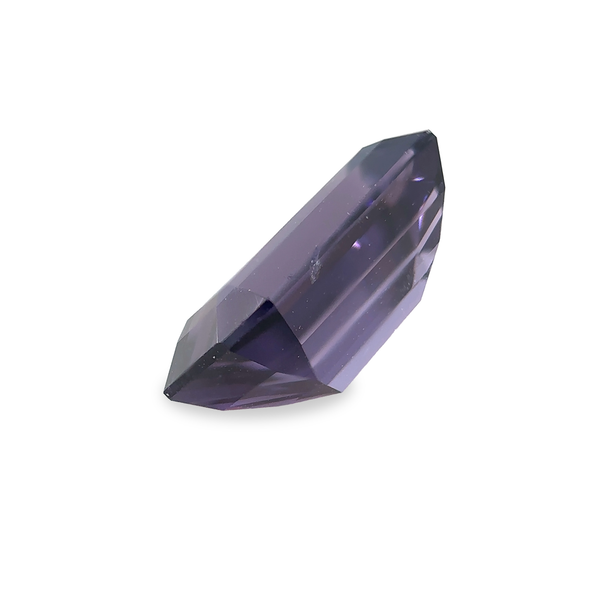 1.65 ct Grape Purple Emerald Step Cut AKARA Sri Lanka Spinel