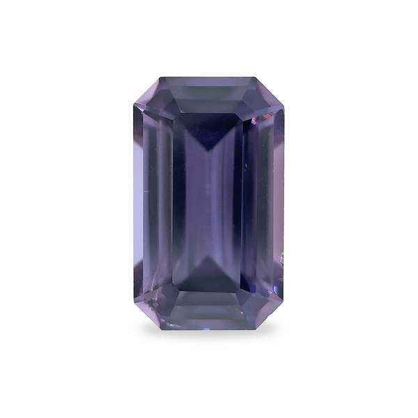 1.65 ct Grape Purple Emerald Step Cut AKARA Sri Lanka Spinel