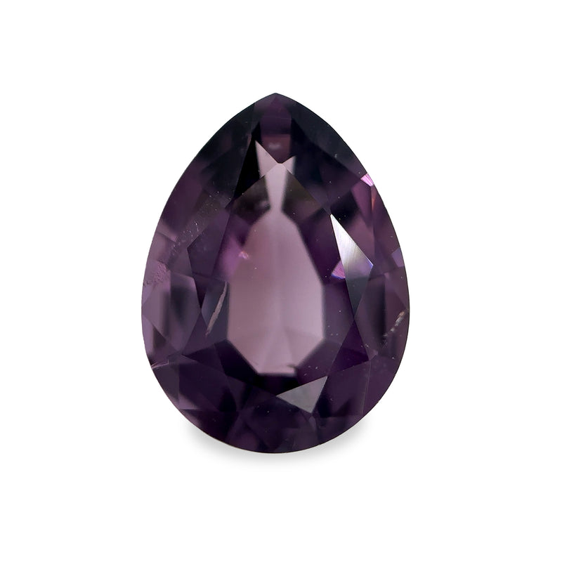 1.70 ct Plum Purple Pear Mixed Cut AKARA Sri Lanka Spinel