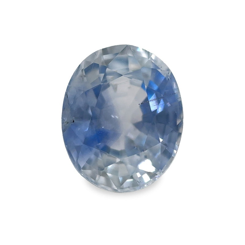 1.75 ct Periwinkle Blue Oval Mixed Cut Mined Sapphire