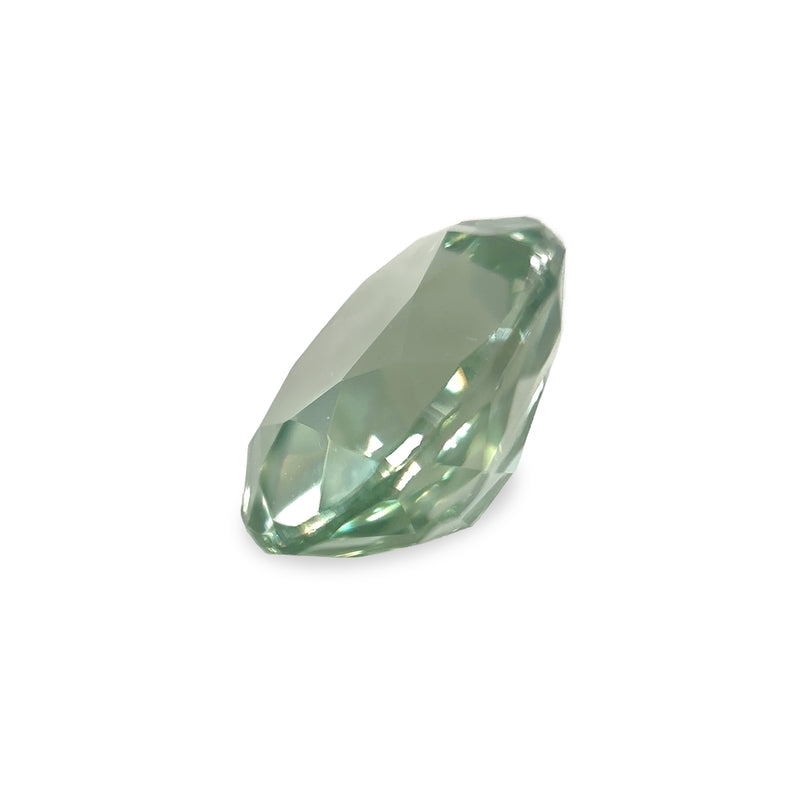 1.81 ct Seafoam Green Oval Mixed Cut Laboratory Grown Sapphire