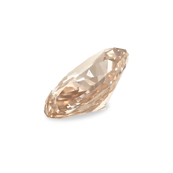Ethical Jewellery & Engagement Rings Toronto - 1.86 ct Peach Sunrise Oval Modified Brilliant Fancy Lab Grown Diamond - FTJCo Fine Jewellery & Goldsmiths