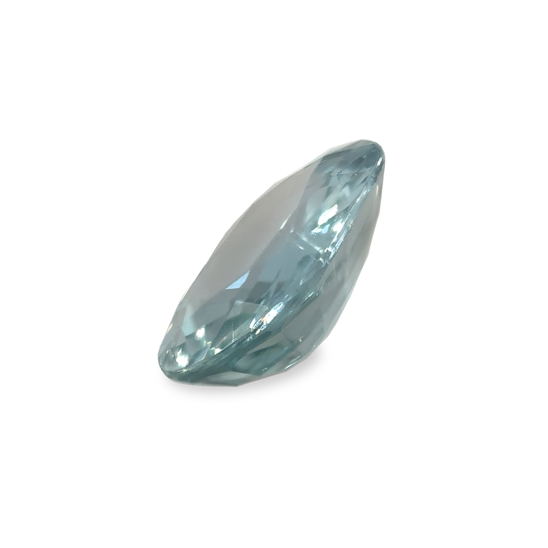 1.92 ct Seaglass Green Oval Mixed Mined Sapphire