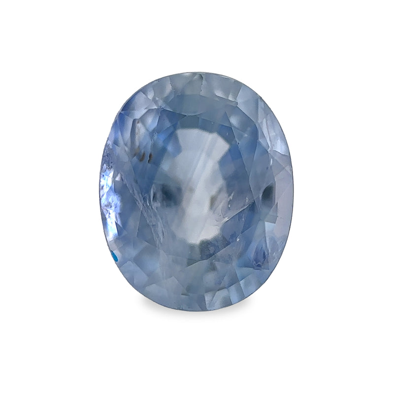 2.00 ct Periwinkle Blue Oval Mixed Cut Mined Sapphire