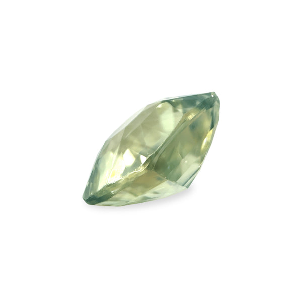 Ethical Jewellery & Engagement Rings Toronto - 2.04 Green Tea Square Cushion Cut AKARA Sri Lanka Sapphire - FTJCo Fine Jewellery & Goldsmiths
