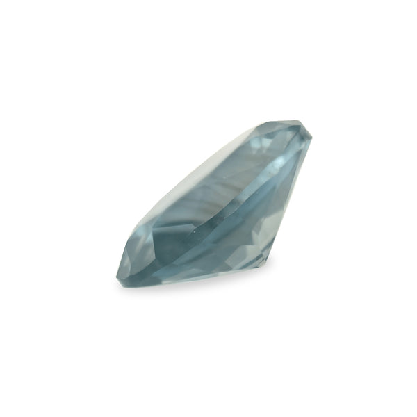 Ethical Jewellery & Engagement Rings Toronto - 2.10 ct Stormy Blue-Grey Oval Mixed Cut Fancy Lab Grown Sapphire - FTJCo Fine Jewellery & Goldsmiths