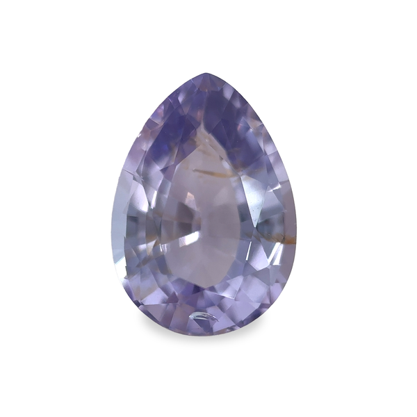 2.21 ct Lavender Sprig Pear Mixed Cut AKARA Sri Lanka Sapphire