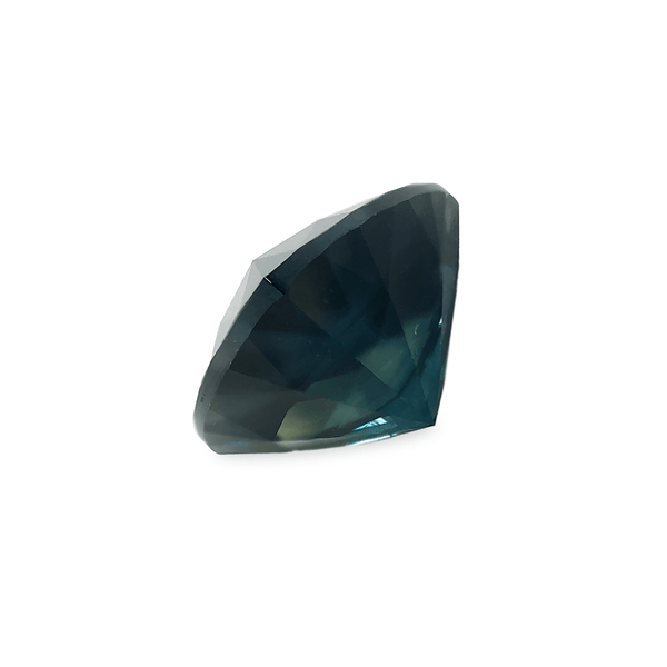 Ethical Jewellery & Engagement Rings Toronto - 2.46 ct Deep Ocean Blue Modified Triangular Mixed Cut AKARA Australian Sapphire - FTJCo Fine Jewellery & Goldsmiths