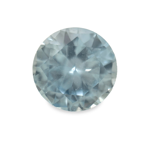 Ethical Jewellery & Engagement Rings Toronto - 2.51 ct Silver Wisteria Round Mixed Cut Fancy Lab Grown Sapphire - FTJCo Fine Jewellery & Goldsmiths