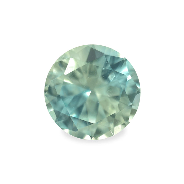Ethical Jewellery & Engagement Rings Toronto - 2.61 ct Seafoam Blue Bicolour Round Mixed Cut Fancy Lab Grown Sapphire - FTJCo Fine Jewellery & Goldsmiths