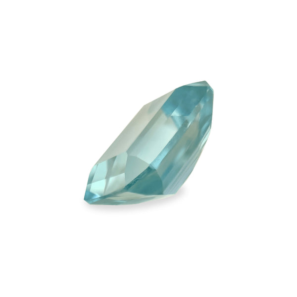 Ethical Jewellery & Engagement Rings Toronto - 2.78 ct Light Seaglass Emerald Cut Lab Grown Sapphire - FTJCo Fine Jewellery & Goldsmiths