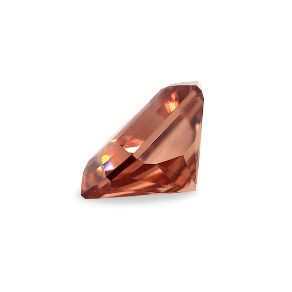 2.81 Terracottoa Rose Radiant Brillaint AKARA Tanzania Zircon