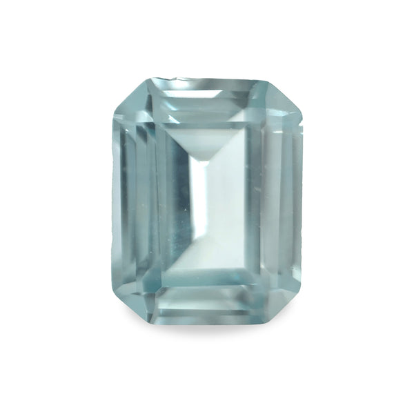 Ethical Jewellery & Engagement Rings Toronto - 2.92 ct Steel Grey-Blue Emerald Cut Lab Grown Sapphire - FTJCo Fine Jewellery & Goldsmiths