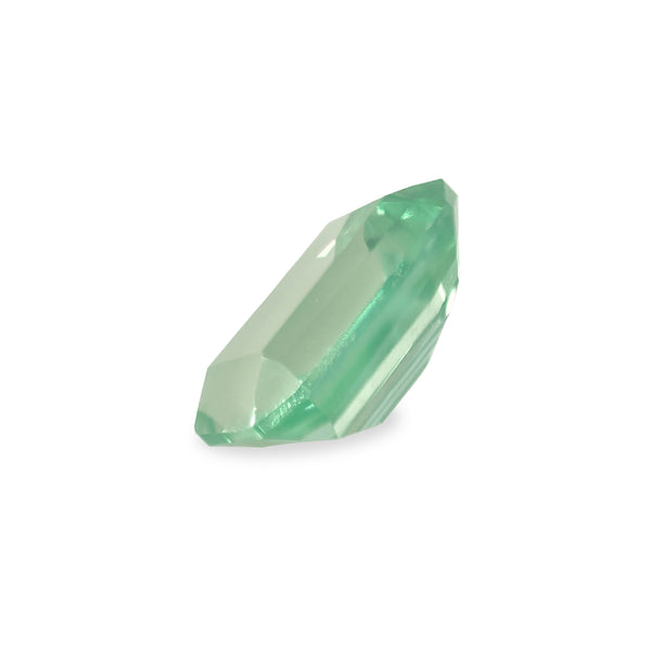 Ethical Jewellery & Engagement Rings Toronto - 2.98 ct Seafoam Green Emerald Cut Lab Grown Sapphire - FTJCo Fine Jewellery & Goldsmiths