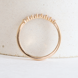 Ethical Jewellery & Engagement Rings Toronto - 2 mm Lab Diamond Heirloom Band in 18k Rose Gold - FTJCo Fine Jewellery & Goldsmiths