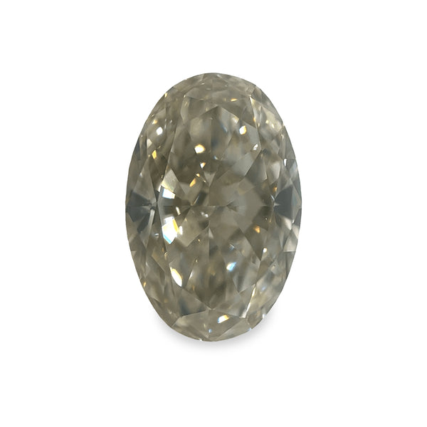 Ethical Jewellery & Engagement Rings Toronto - 3.05 ct Dark Sandy Fawn Oval Modified Brilliant Fancy Lab Grown Diamond - FTJCo Fine Jewellery & Goldsmiths