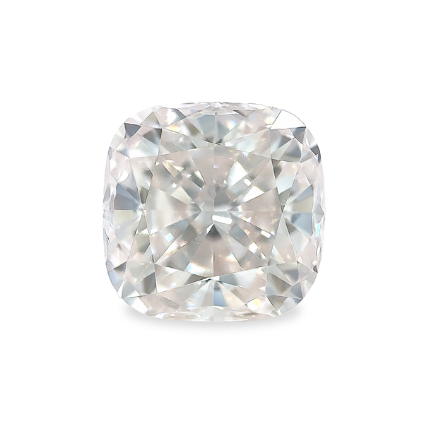 3.06 ct Pink Nuance (K) SI1 Square Cushion Cut Lab Grown Diamond