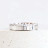 Ethical Jewellery & Engagement Rings Toronto - 4 mm Platinum Eternity Band - FTJCo Fine Jewellery & Goldsmiths
