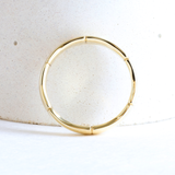 Ethical Jewellery & Engagement Rings Toronto - 5 mm Bamboo Band in Yellow - FTJCo Fine Jewellery & Goldsmiths