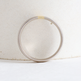 Ethical Jewellery & Engagement Rings Toronto - 6 mm Bi-Colour, Low Dome Wedding Band - FTJCo Fine Jewellery & Goldsmiths