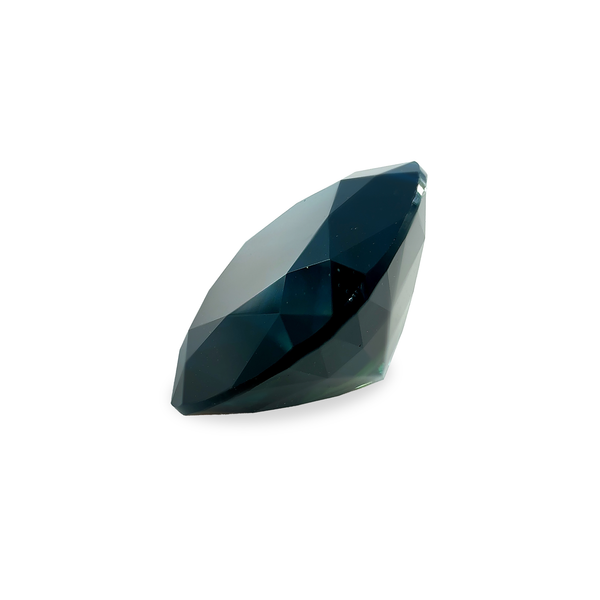 7.75 ct Deep Ocean Blue Cushion Mixed Cut AKARA Australian Sapphire