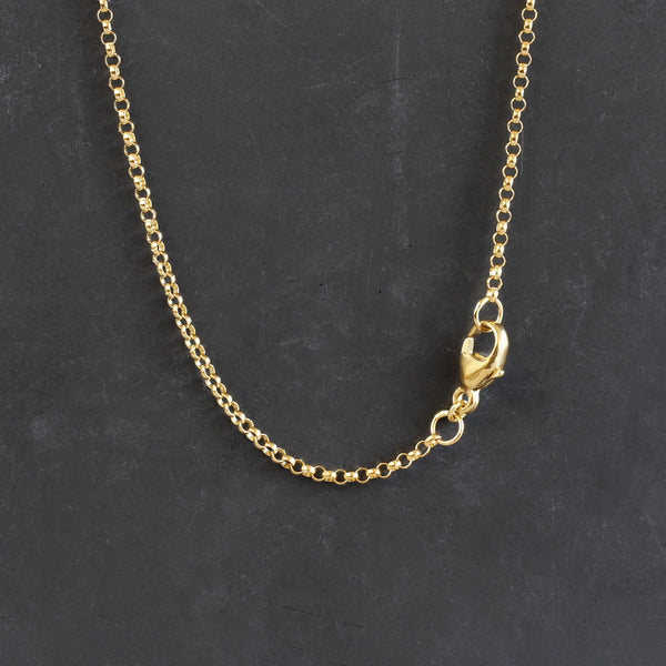 FTJCo Vintage 1.4 mm Wide Rolo Chain