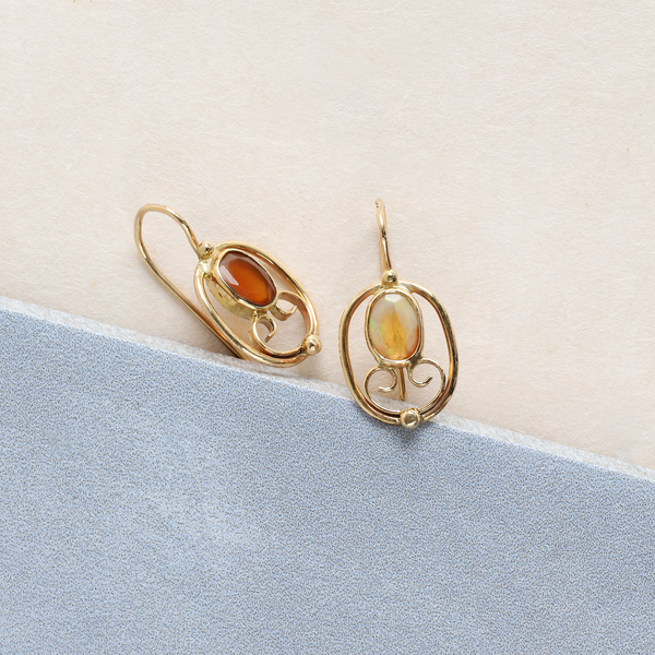FTJCo Vintage Scarab-Inspired Opal Fixed Drops