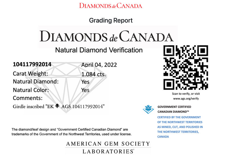 1.08 ct Jasmine Yellow Oval Rose Cut Natural Canadian Diamond