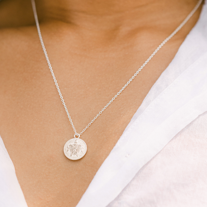 Ethical Jewellery & Engagement Rings Toronto - Coin Pendant in Silver - FTJCo Fine Jewellery & Goldsmiths