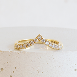 Ethical Jewellery & Engagement Rings Toronto - Cordelia Pavé Band in Yellow - FTJCo Fine Jewellery & Goldsmiths